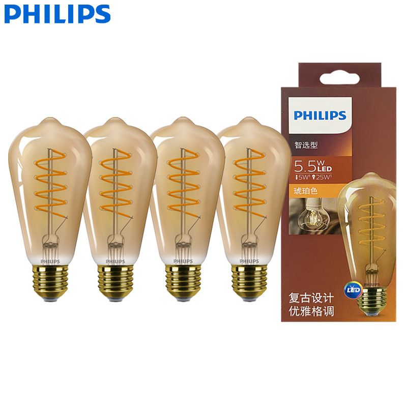 Philips Bulb Led Classic - Philips led st64 e27 luz decorativa